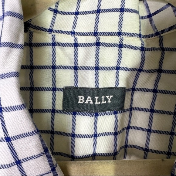 Mens Bally Plaid Dress Shirt sz 42/16.5 - Picture 3 of 4